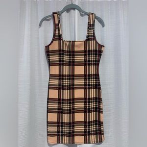 Plaid Bodycon Dress